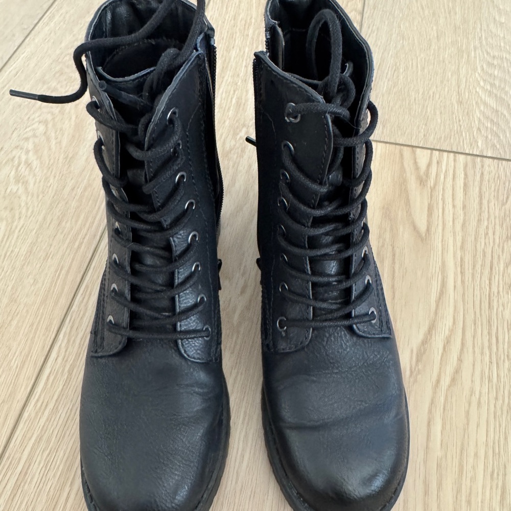 Black Combat Boots - women’s